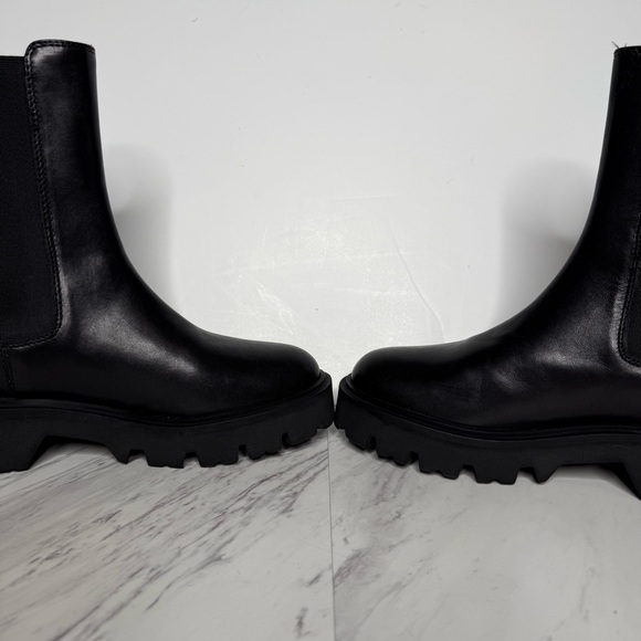 Cavalli Class Black Chelsea Lug Sole Platform Boot 37 - Picture 7 of 16